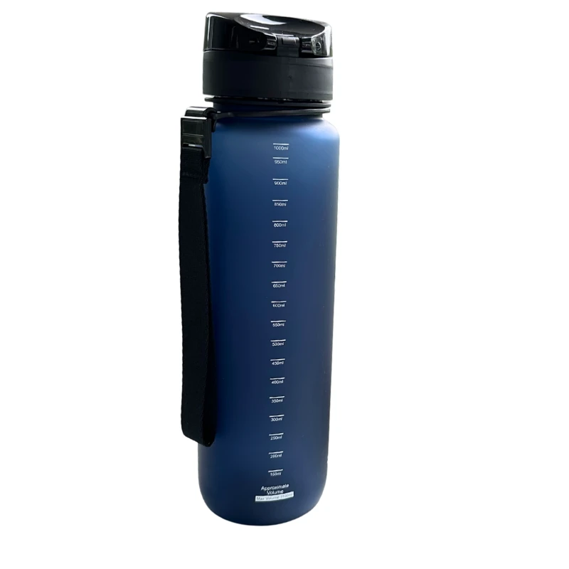 Tritanflasche Travelgo mit  Füllstandsanzeige in Blau