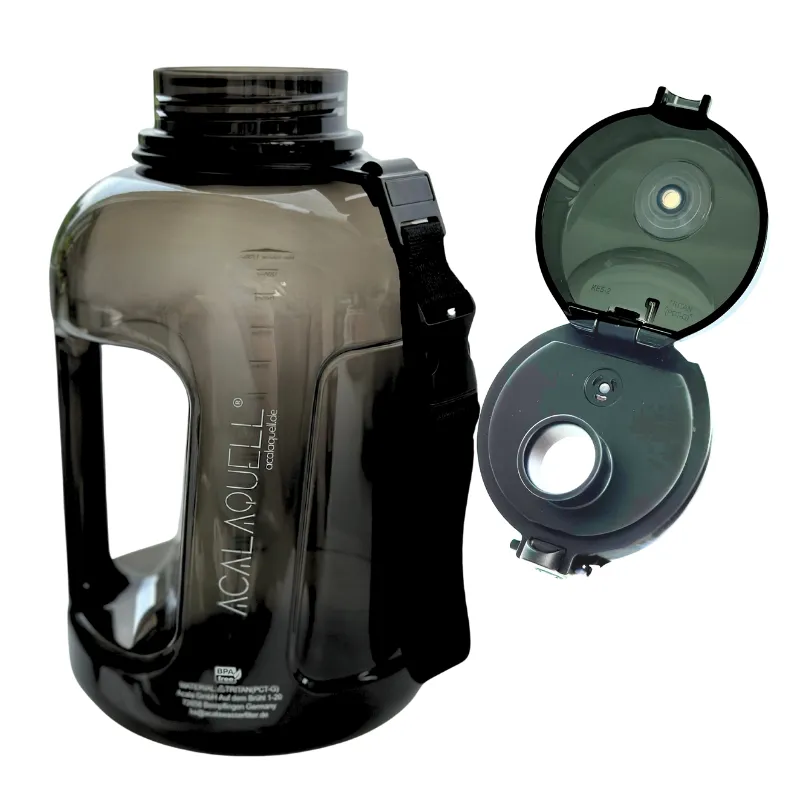 Tritanflasche Maxigo mit geöffnetem Deckel