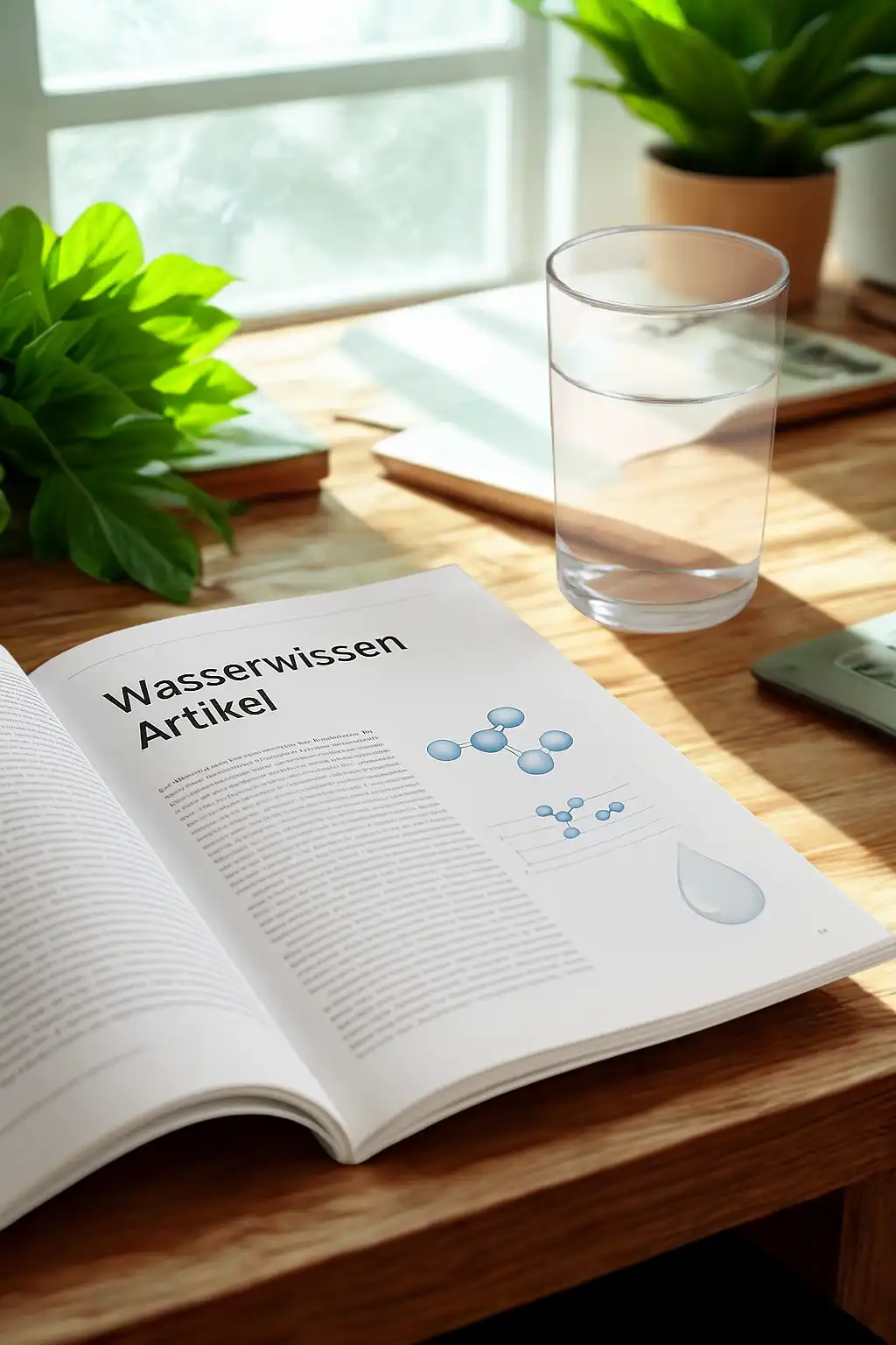Heft mit Acala Blog-Artikel