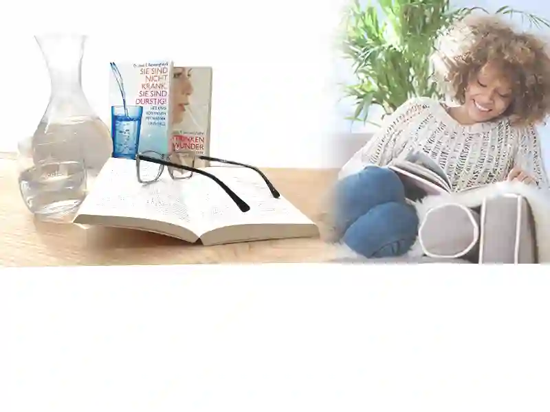 Blog - Informationen und Fakten zum Thema Wasser junge Frau liest begeisert ein Buch