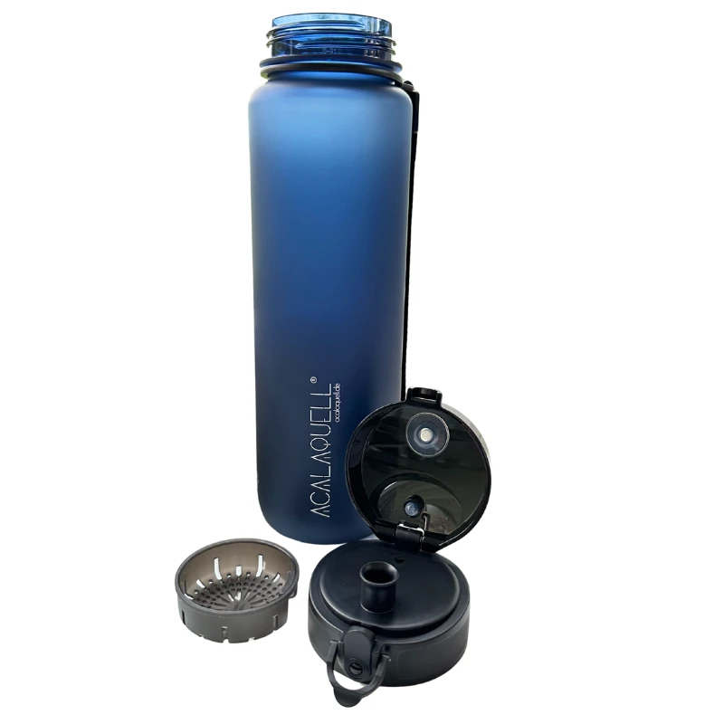 Trespass Trinkflasche 0,5 Liter – Kufenflasche Aus Kunststoff, Weiß, Für Unterwegs Wasserflasche Kufendesign