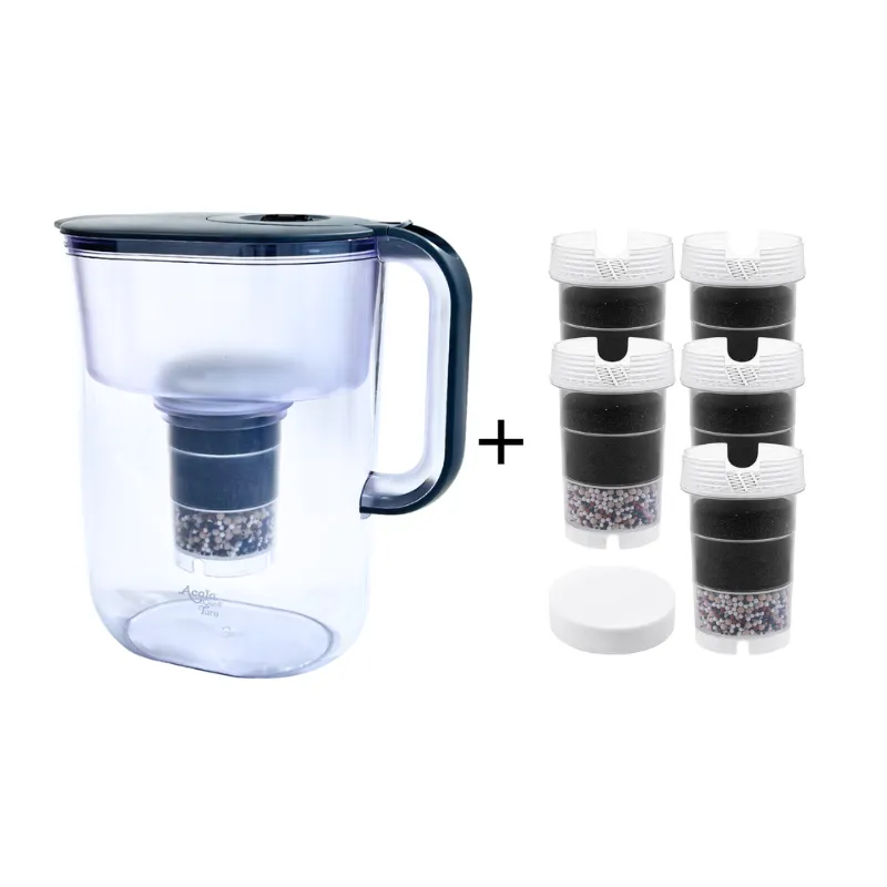 Kannenfilter Taro inkl. einer Kartusche und einem Schwamm plus fünf weiter Kartsuchen und einem weitern Mirkroschwamm