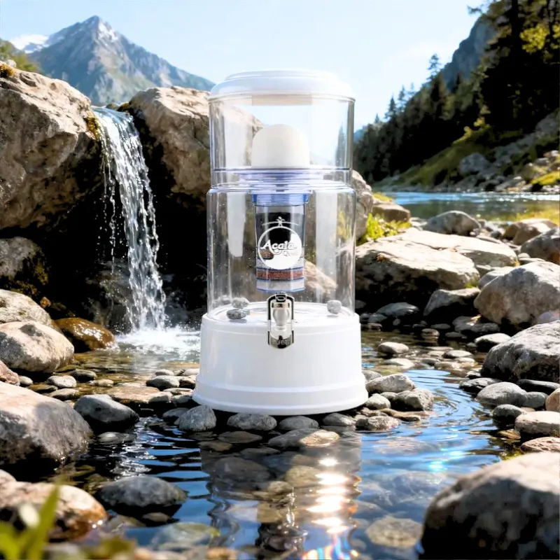 Wasser fällt der Grande Steht in den Bergen in einem kleinen Bach