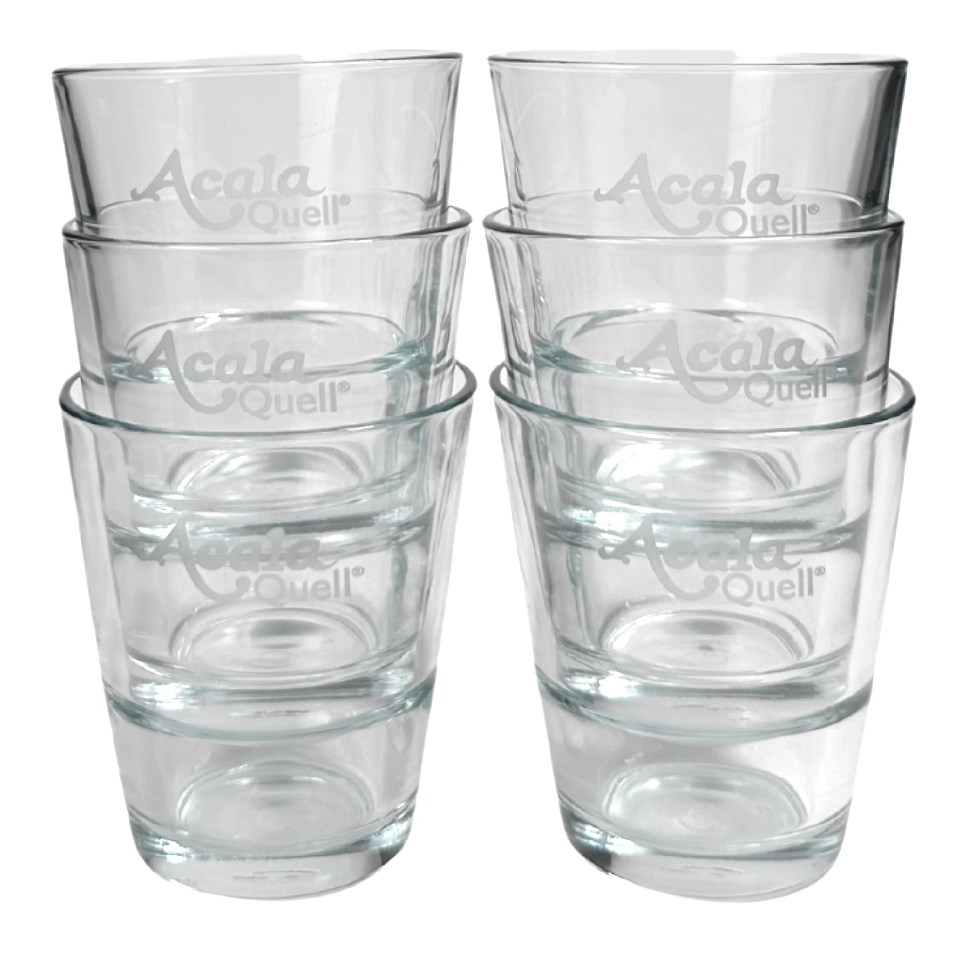 6er Set Acala Glas Tiko 300 ml Stapelbar 6x 300ml Trinkglas Tiko, die Gläser stehen ineinander