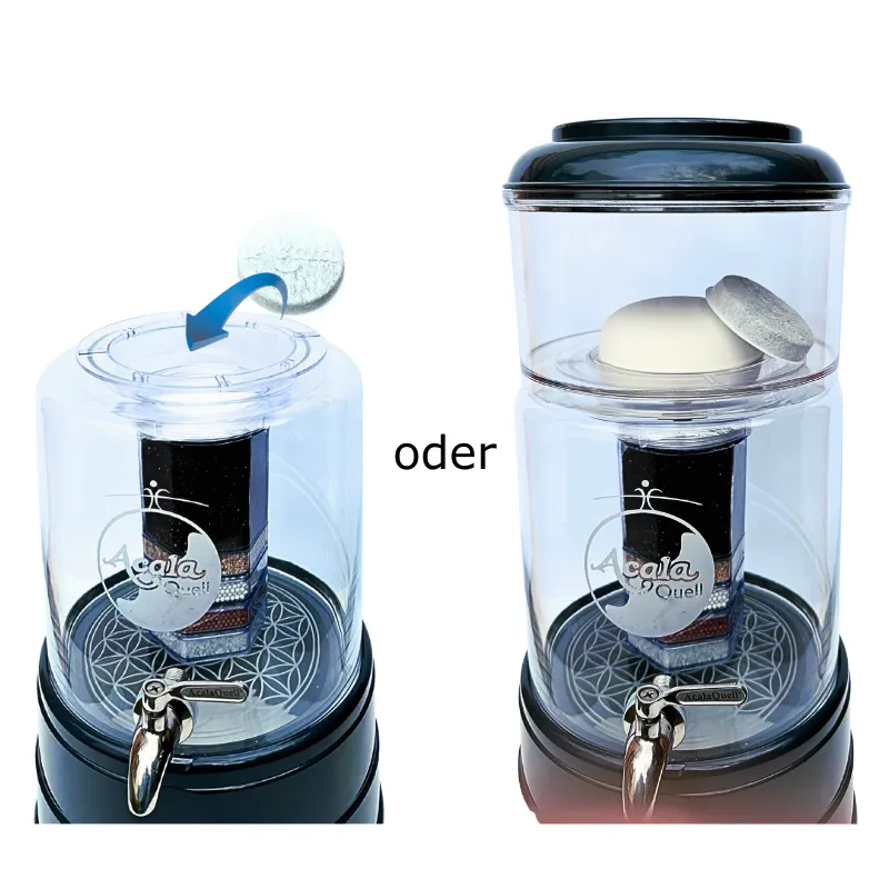 Zusätzliche Filter Pads-direkt in der Kartusche oder im Oberen Tank