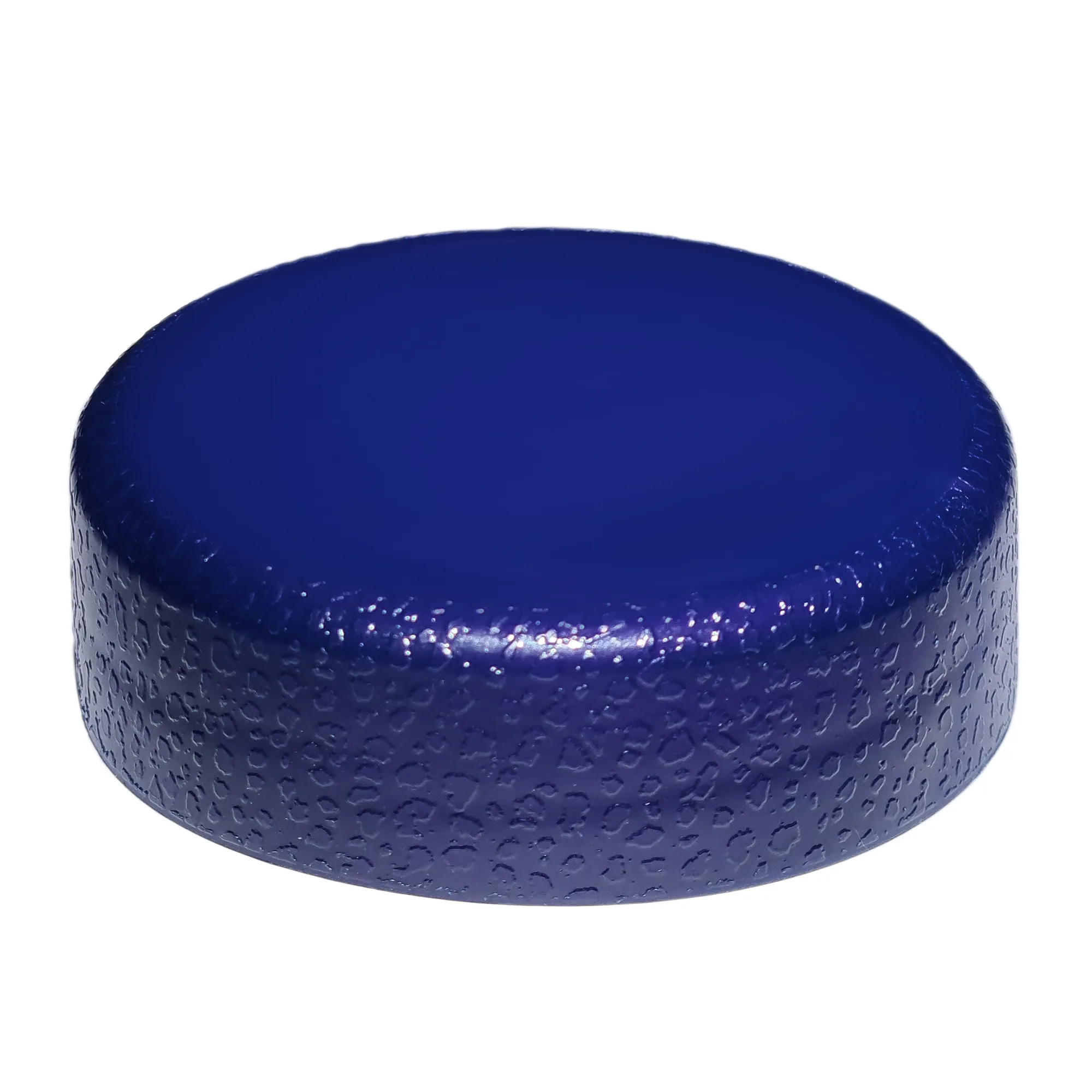 Ein Schraubdeckel für Acala Tritan Trinkflaschen Grip und 8 Kant in dunkelblau vor weißem Hintergrund.