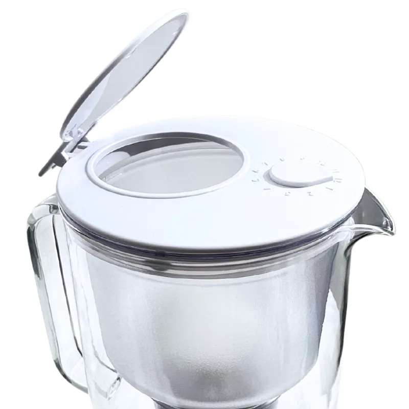 weier Deckel mit Nachfllklappe- fr -Wasserfilterkanne-Mira