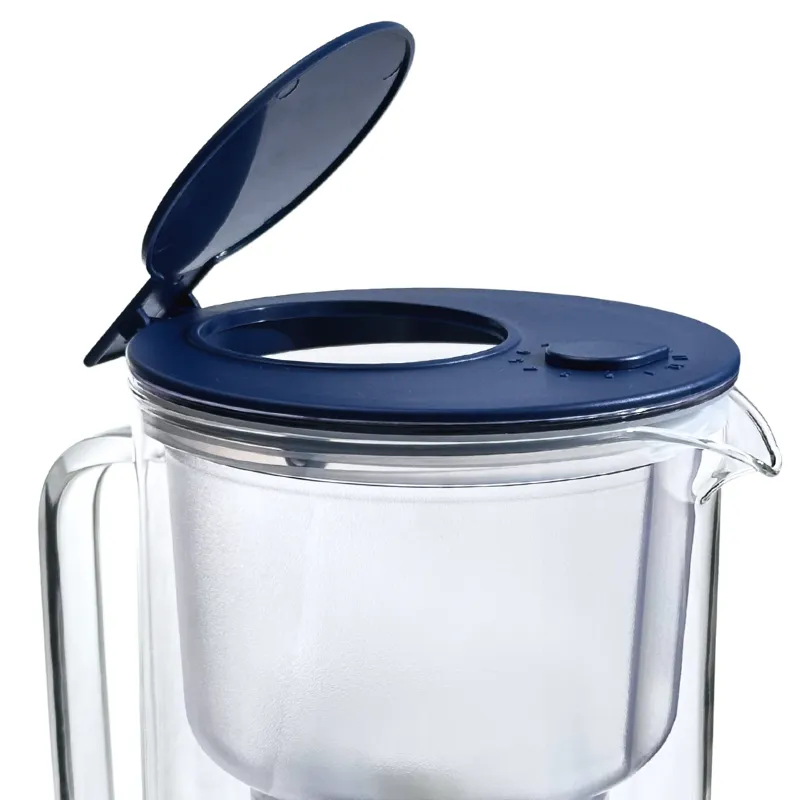 anthrazitfarbener Deckel mit Nachfllklappe- fr -Wasserfilterkanne-Mira