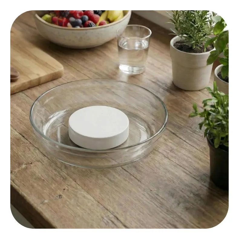 Mikroschwamm  liegt in einer Schale