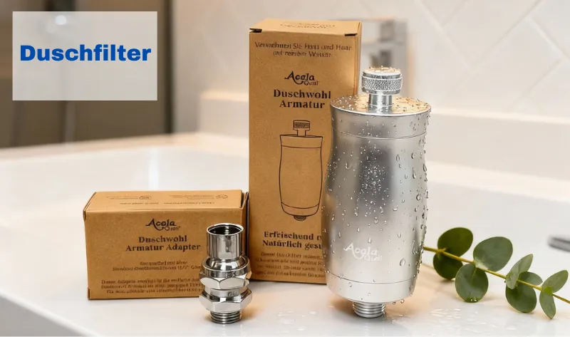 Duschfilter in Badezimmer