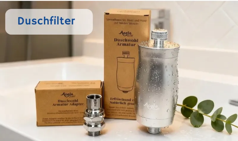 Duschfilter in Badezimmer