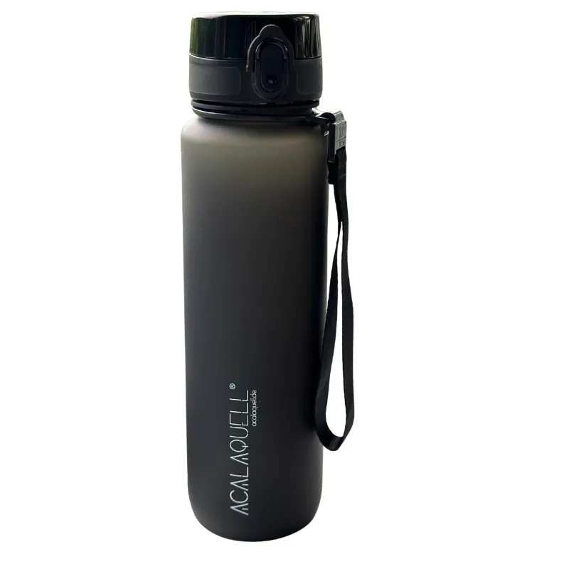 Schwarze Tritanflasche Travelgo