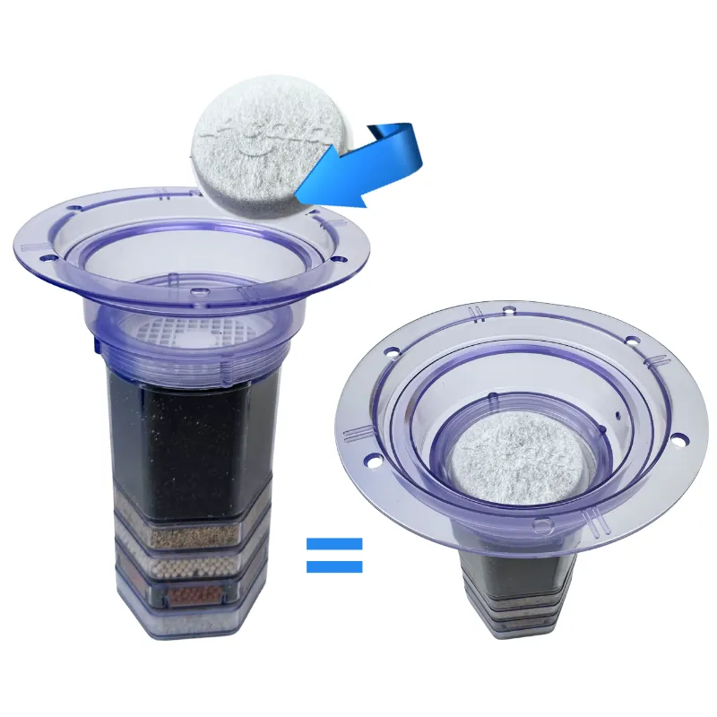 Schaubild wie Kalkfilter in der Kartusche liegt