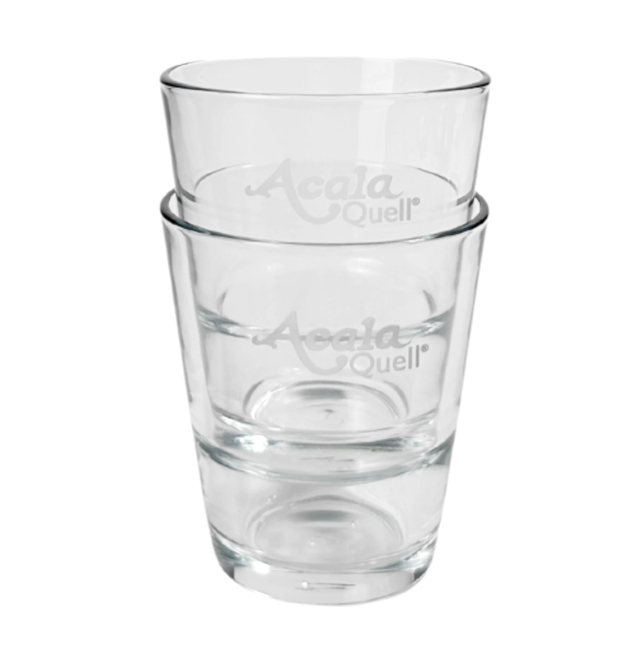2er Set Acala Glas Tiko 300 ml Stapelbar 2x 300ml Trinkglas Tiko, die Gläser stehen ineinander