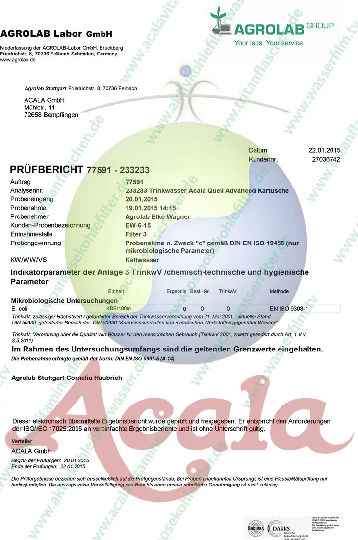 Acala Quell Advanced Kartusche Test