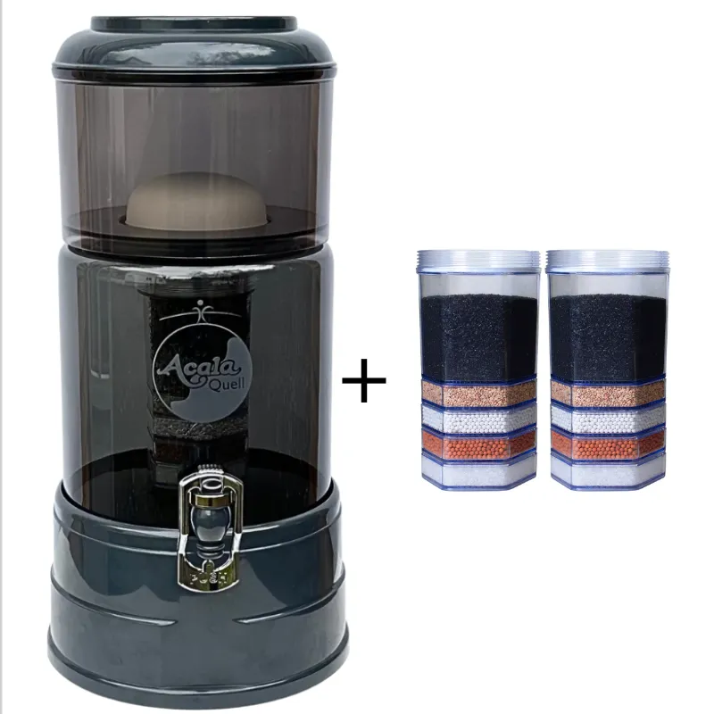Miniwasserfilter plus 2 Ersatzkartuschen