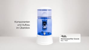 AcalaQuell® Grande Wasserfilter Blau/Weiß