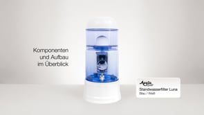 AcalaQuell® Luna Wasserfilter Blau/Weiß