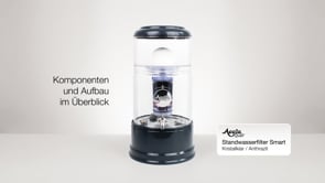 AcalaQuell® Smart Wasserfilter Kristallklar/Anthrazit
