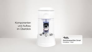 AcalaQuell® Smart Wasserfilter Kristallklar/Weiß