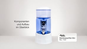  AcalaQuell® Mini Wasserfilter Blau/Weiß