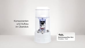  AcalaQuell® Mini Wasserfilter Kristallklar/Weiß